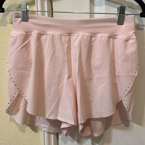 Lululemon Light Pink Fast and Free Shorts